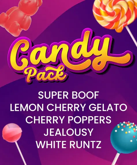 Barneys Farm Candy Pack – 5 feminisierte Sorten – inkl. White Runtz, Jealousy, Lemon Cherry Gelato