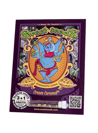 Cream Caramel Seedpack Design