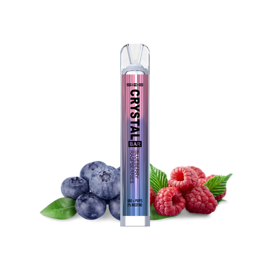 Crystal Bar 20 mg Nikotin (600 Züge) - Blueberry Raspberries
