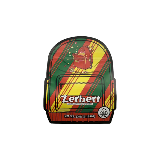10x Backpackboyz Zerbert shaped Mylar Bag 3,5g - Leer