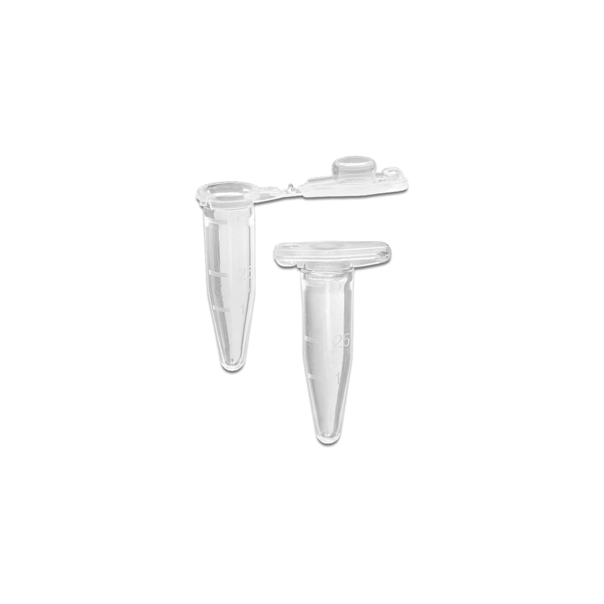50 Kapseln 0,5 ml PP Clear für die Aufbewahrung und Dosierung