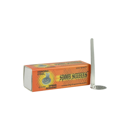 Bong Einhängesiebe Stahl 15mm – 12er Schachtel