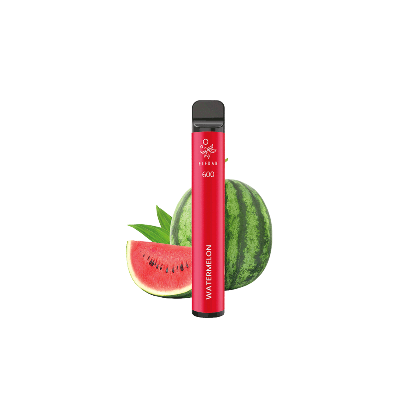 ELFBAR 600 - "Watermelon" (Wassermelone) - E-Shisha - ohne Nikotin - 600 Züge