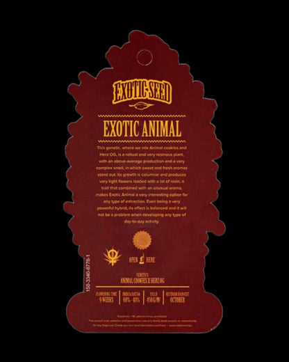 Exotic Animal Hybrid mit Indica-Sativa-Balance