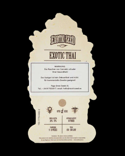 Exotic Thai Seedpack Design