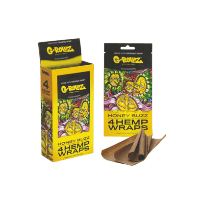 Honey Hemp Wraps von G-Rollz – tabakfreie Blunt-Wraps