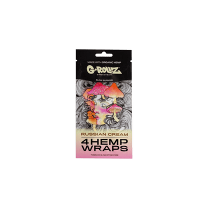 Russian Cream Flavored Hemp Wraps von G-Rollz – 4 Stück