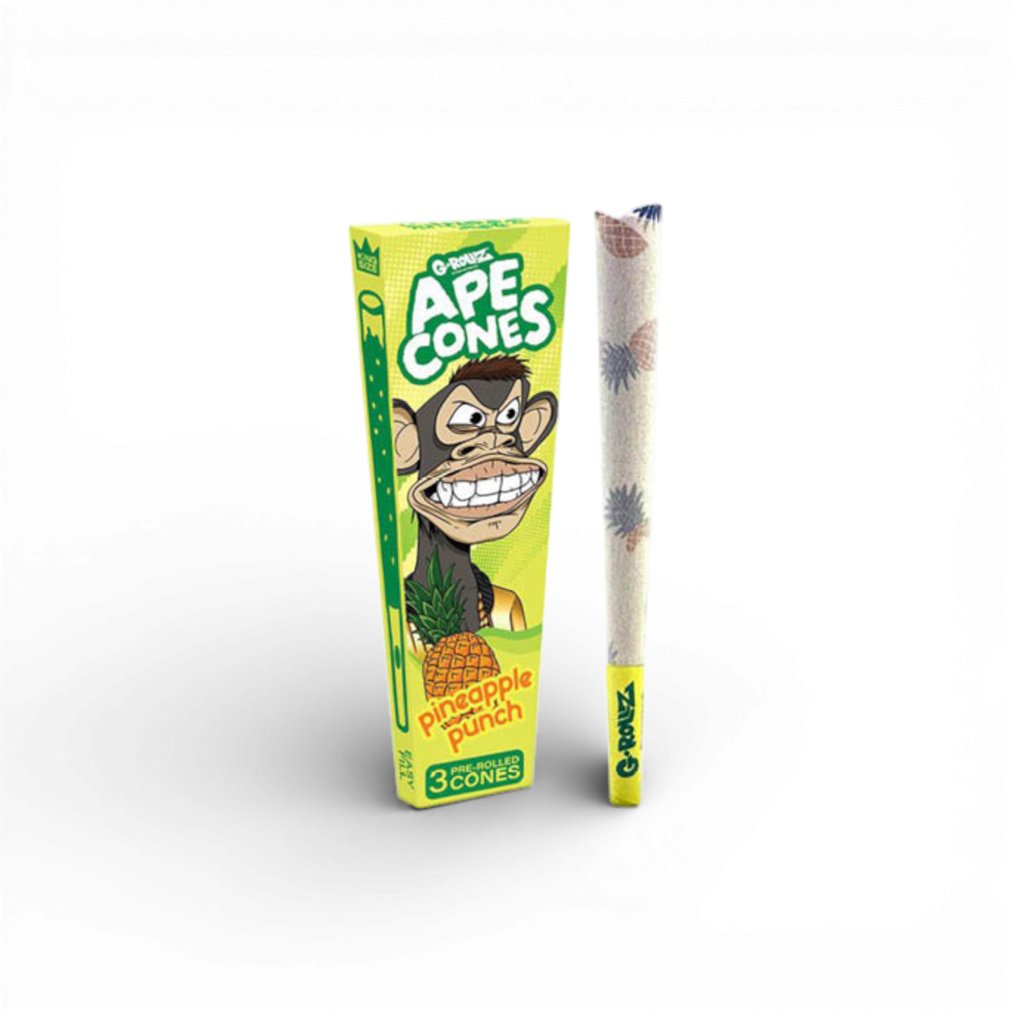 G-ROLLZ Pineapple Punch Ape Cones 3er Pack