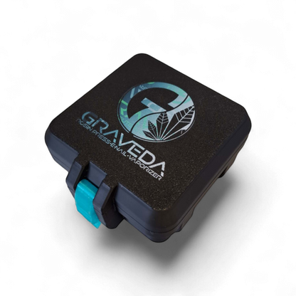 TerpCooler geschlossen mit GRAVEDA Logo und biologisch abbaubarem Material