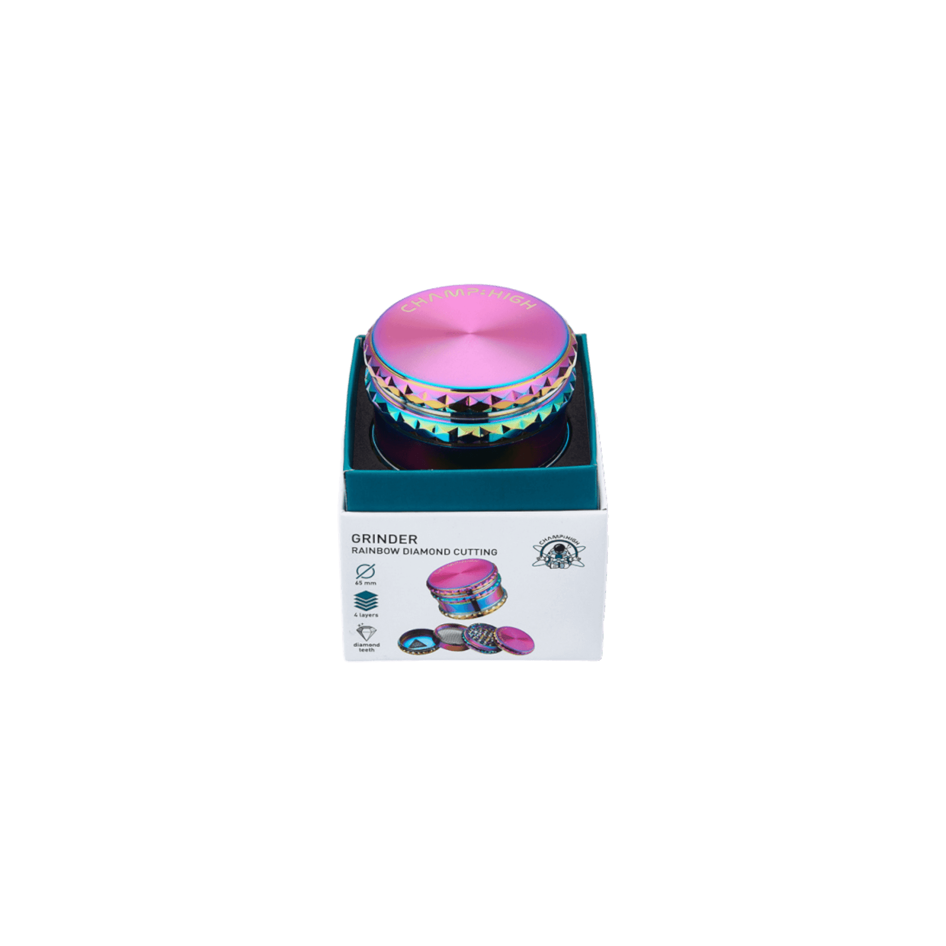 Metall Grinder Rainbow Ø 65 mm von Champ High
