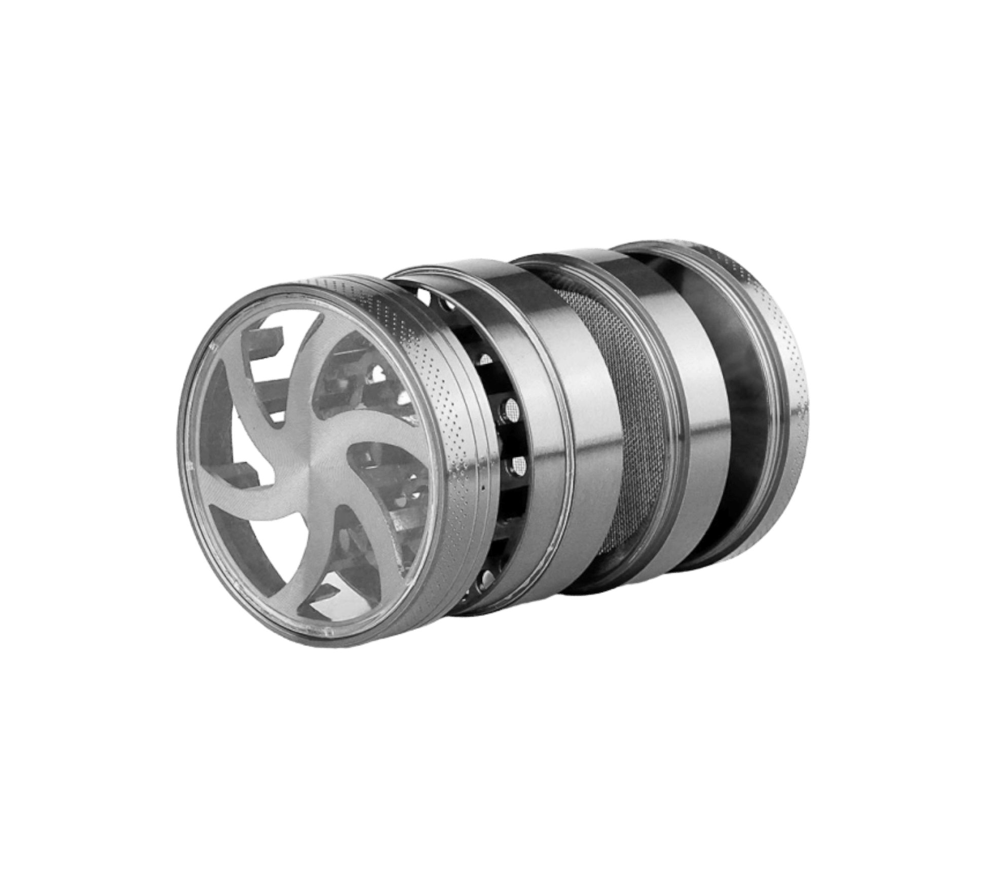 Grinder Spiral Star 4-teilig anthrazit