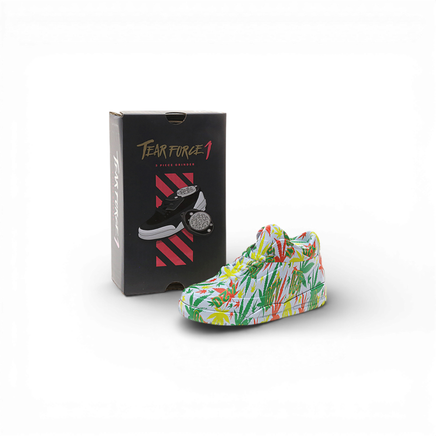 Grinder „Tear Force1 Camouflage Hanf 420“ Sneaker Design