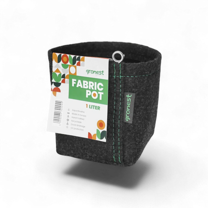 Stofftopf Gronest 15L langlebig und UV-beständig, ideal für gesundes Pflanzenwachstum, erhältlich bei Pief-Leaf®