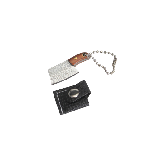 Mini-Haschbeil mit Schutztäschchen – kleines Beil mit Kette zum Zerkleinern von Haschisch