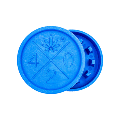 Hemp Grinder "420 Logo", 2-tlg.: Ø 55 mm