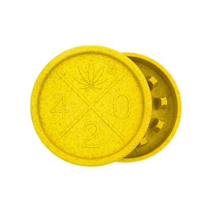 Hemp Grinder "420 Logo", 2-tlg.: Ø 55 mm