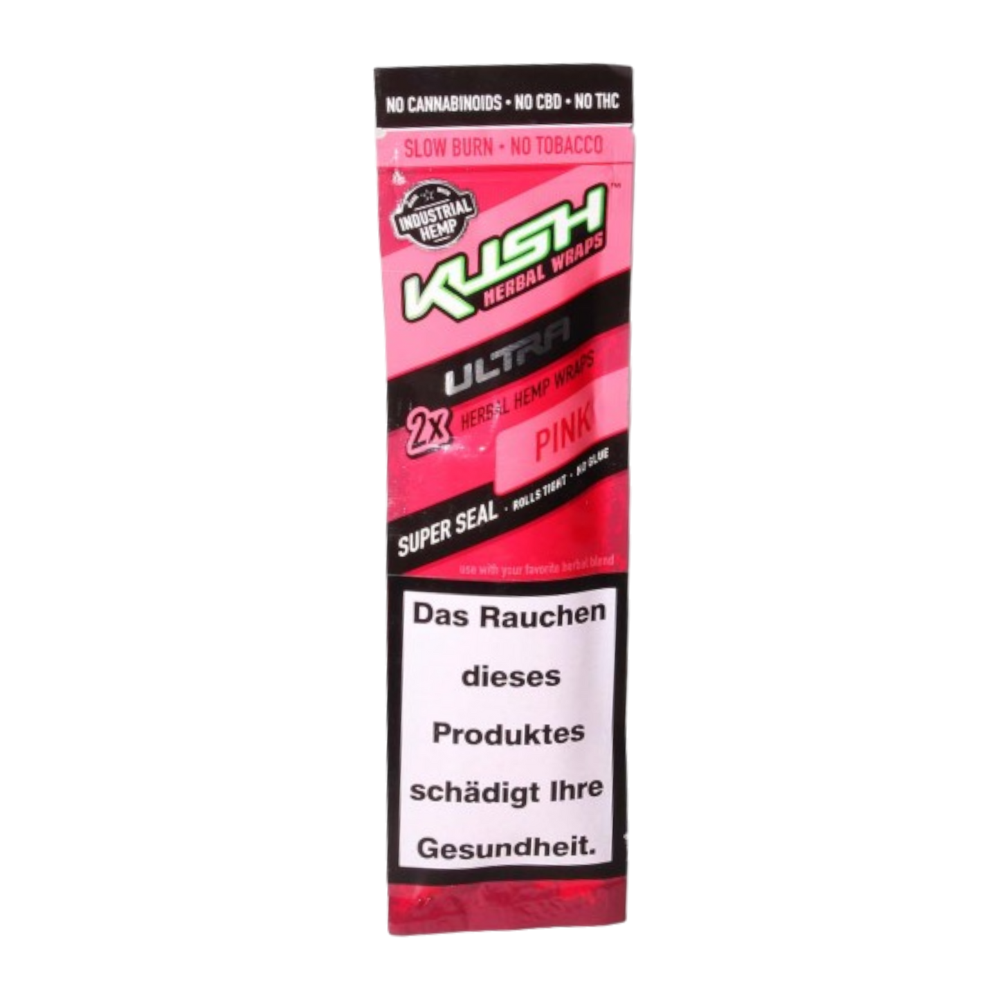KUSH Herbal Hemp Wraps Pink Packung