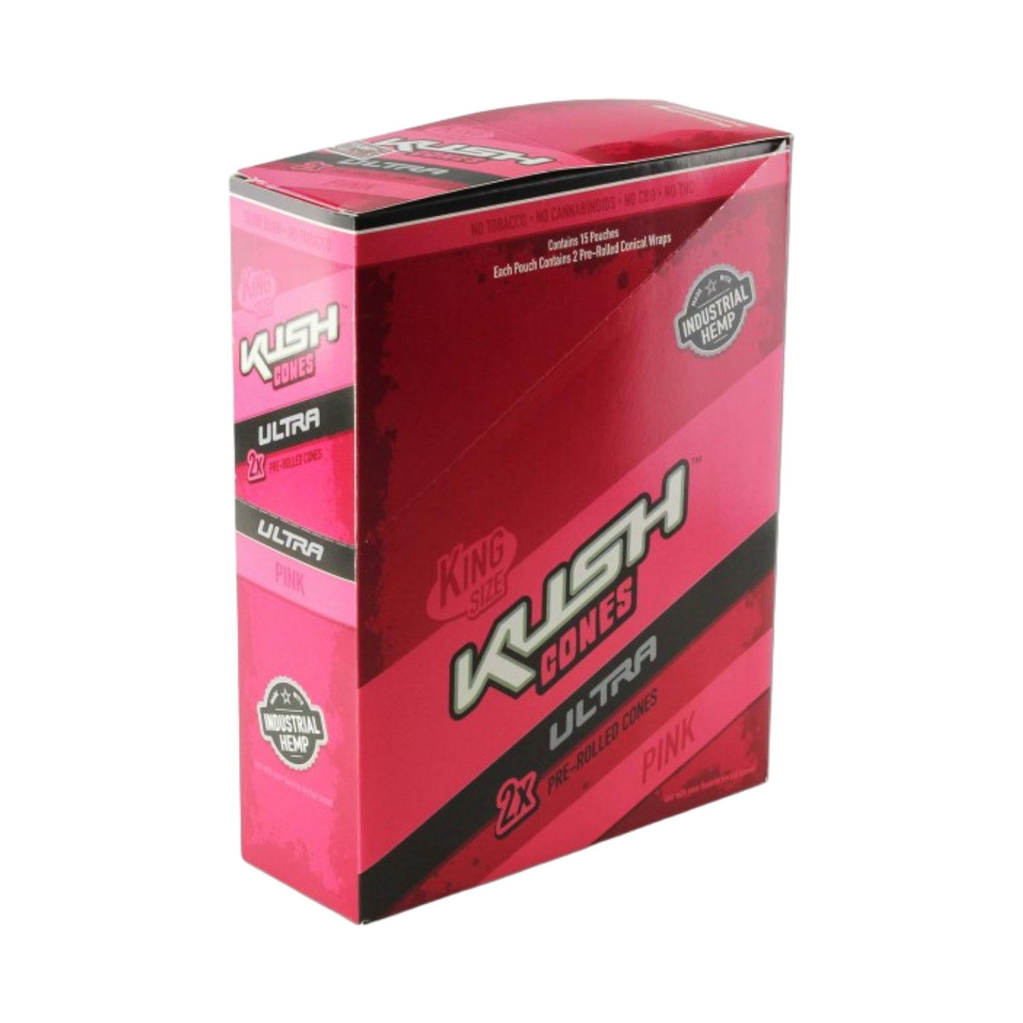 Kush Conical Herbal Wraps Ultra Pink