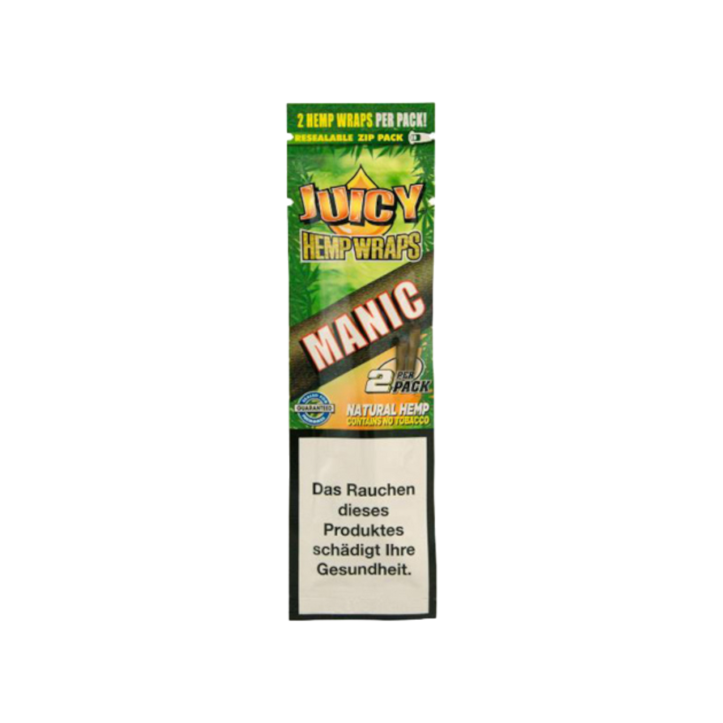 Juicy Blunts Hemp Wraps - MANIC (Mango)