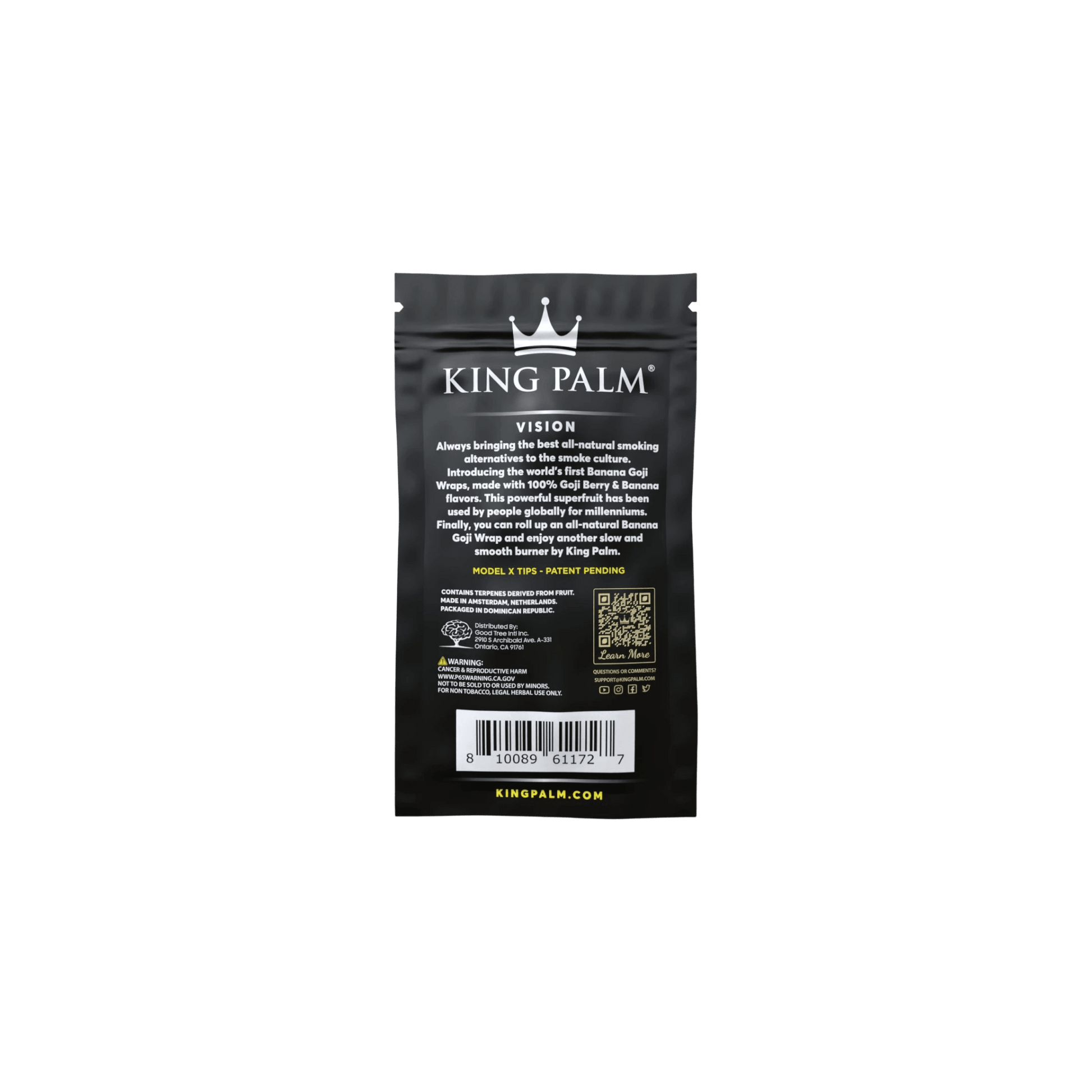 Goji Wraps Banana – 4 natürliche Goji-Wraps mit süßem Bananen-Aroma