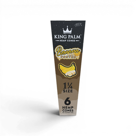 King Palm Banana Foster Hemp Cones 1 1/4