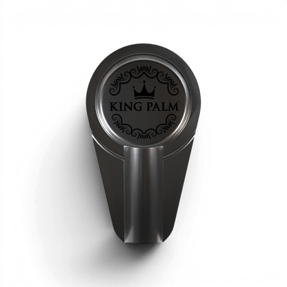 King Palm Single Roll Ashtray Silver aus Metall