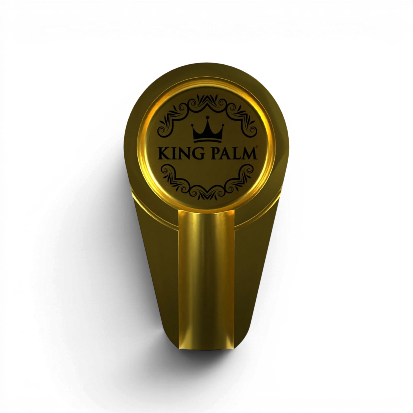 King Palm Single Roll Ashtray Gold aus Metall