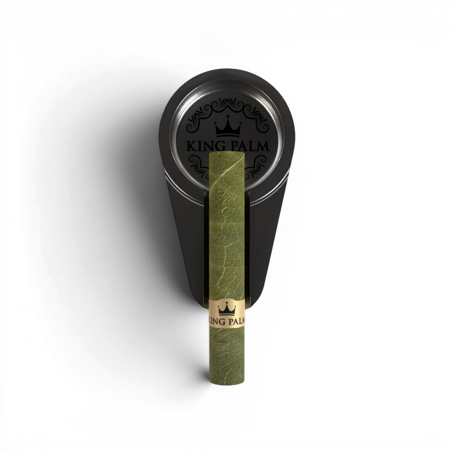 Pief-Leaf® King Palm Single Roll Ashtray Silver