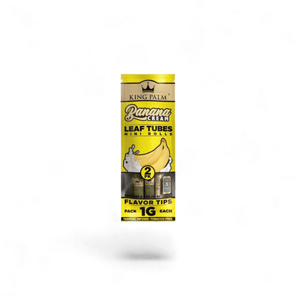Banana Cream - 2 Mini Rolls King Palm natürliche Blunthülsen