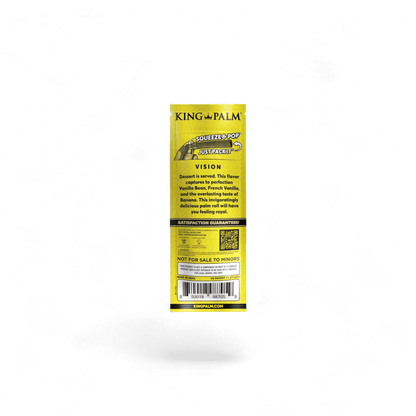 Banana Cream - 2 Mini Rolls King Palm Hülsen mit Flavor-Kapsel