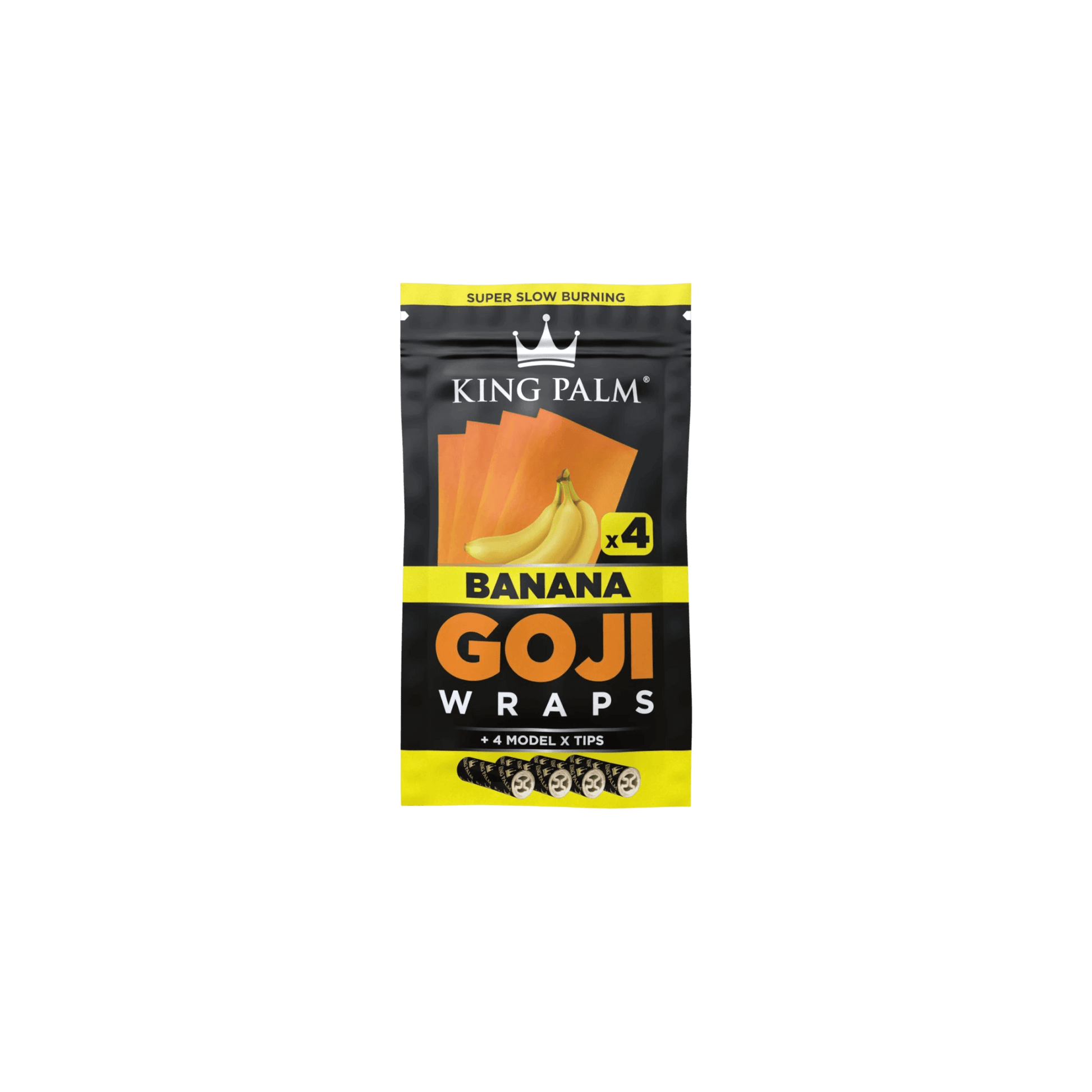 King Palm Goji Wraps Banana – biologisch abbaubare Wraps aus Goji-Blättern
