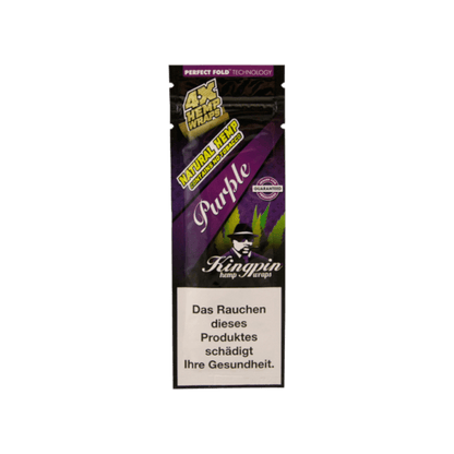 Kingpin Hemp Wraps Purple Packung