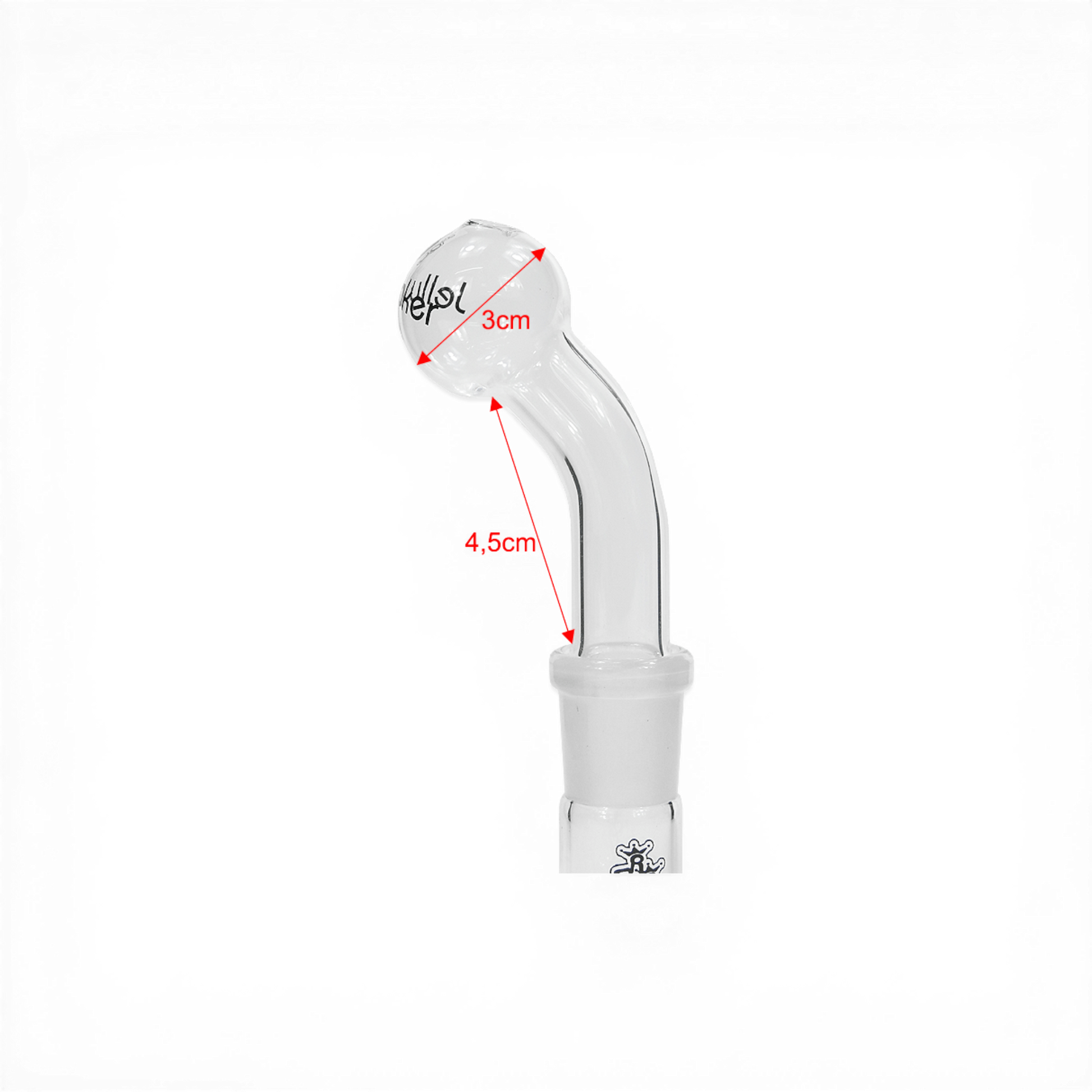 Ölaufsatz Bong 18,8mm Detailaufnahme