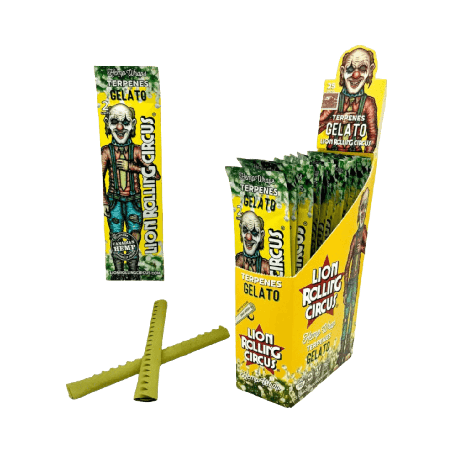Lion Rolling Circus Gelato Hemp Wraps 2 Stück