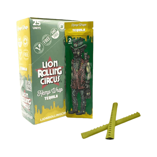 Lion Rolling Circus Tequila Hemp Wraps 2 Stück