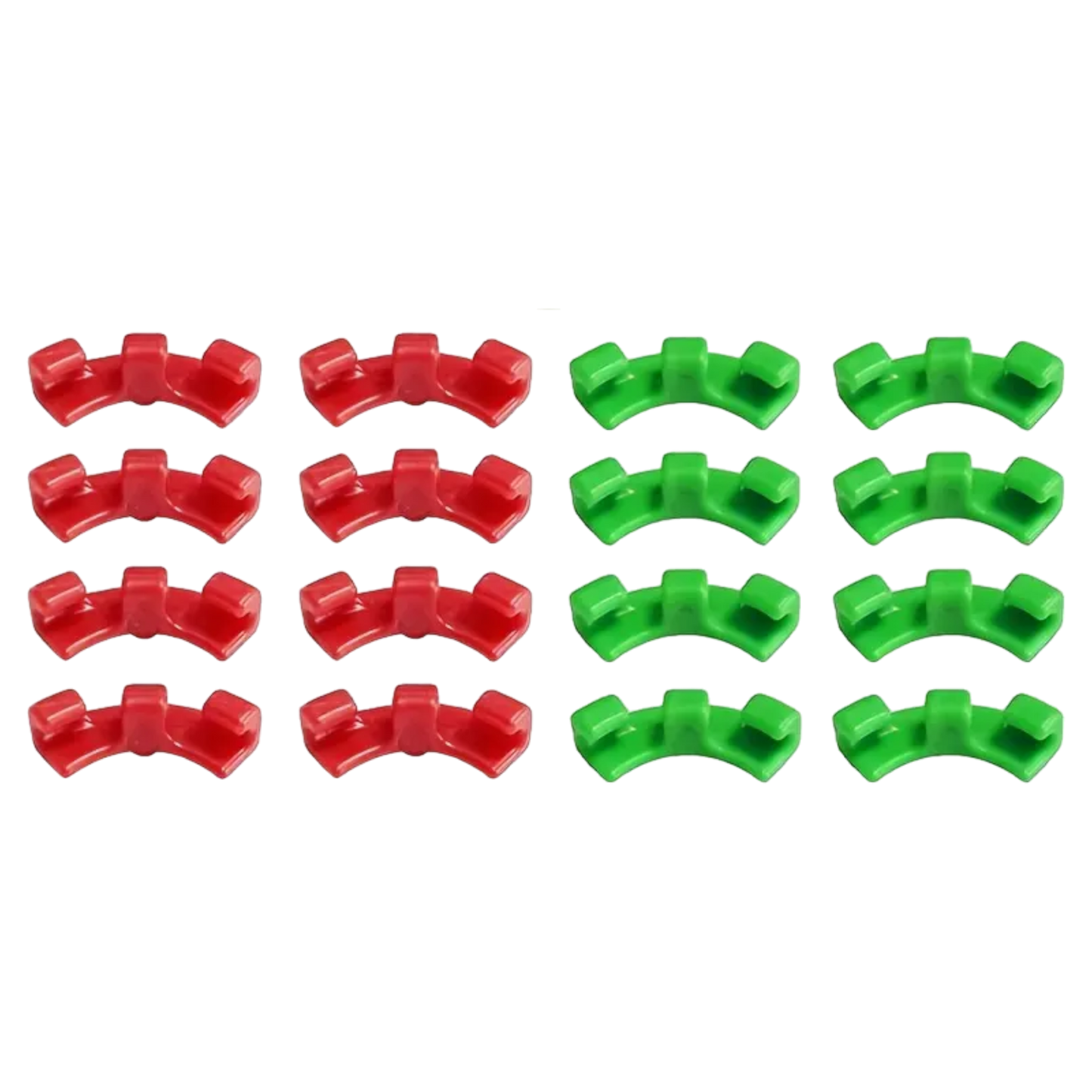 LST Clips 35x10 mm rot und grün