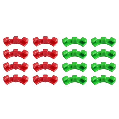 LST Clips 35x10 mm rot und grün