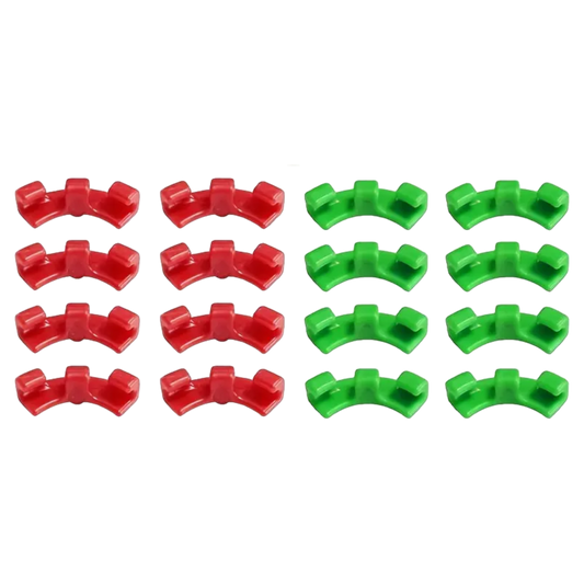 LST Clips 35x10 mm rot und grün