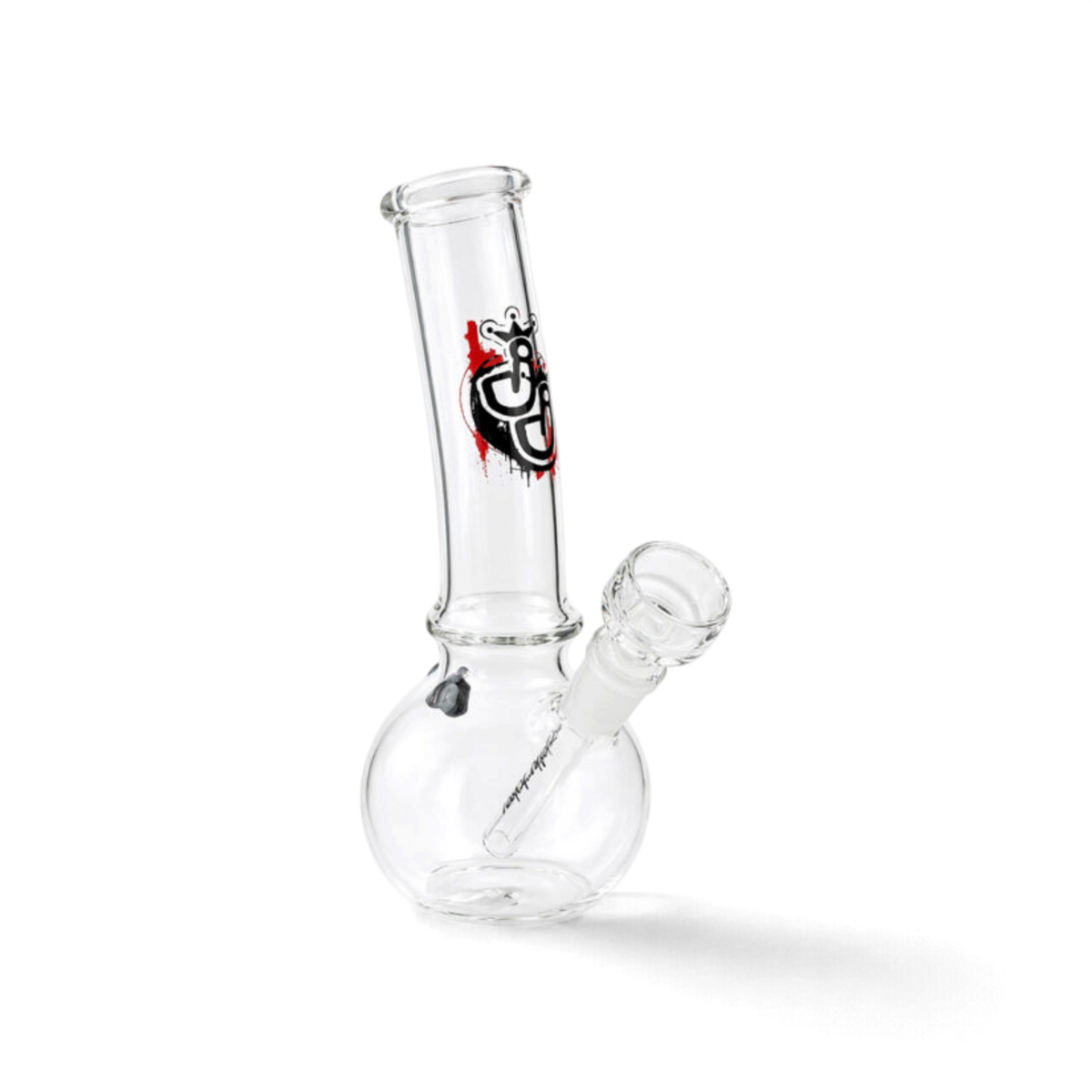 Mini Glasbong Globe 18 cm aus Borosilikatglas bei Pief-Leaf®