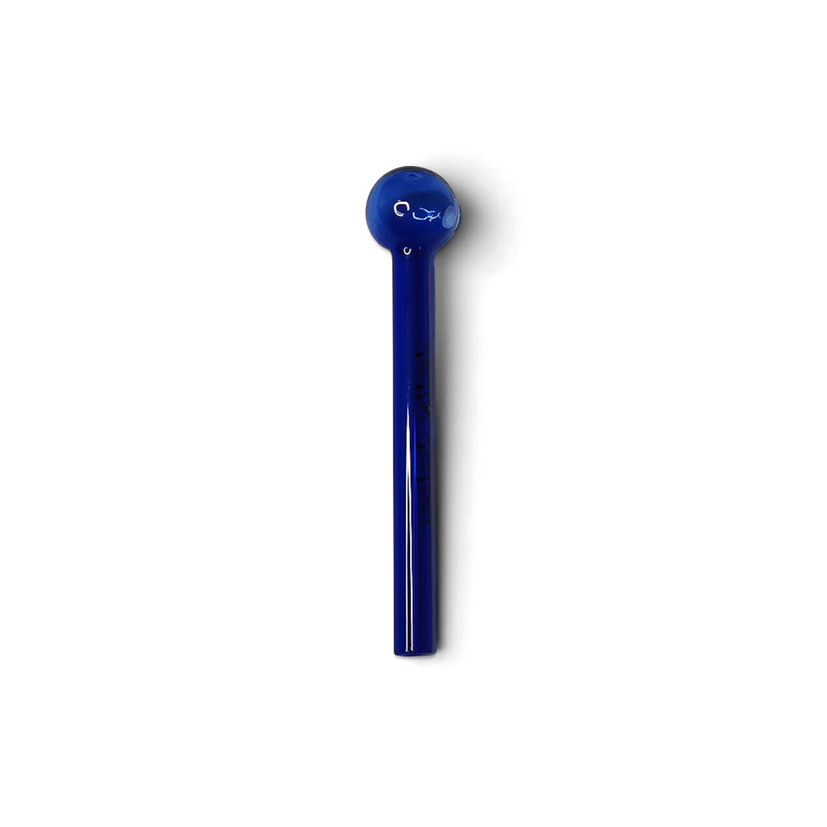 Kaspoon blaue Ölpfeife aus Borosilikatglas