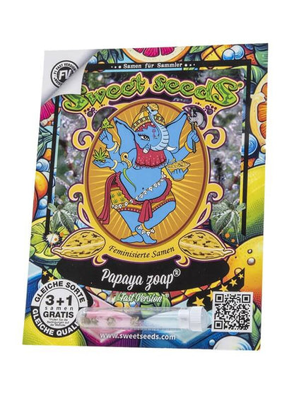 Papaya Zoap F1 Fast Version Seedpack Design