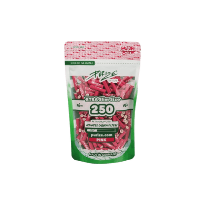 Aktivkohlefilter XTRA Slim 6mm – 250 Filter im wiederverschließbaren Beutel
