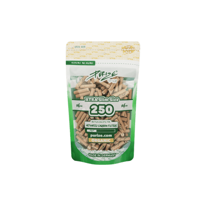 Aktivkohlefilter XTRA Slim 6mm – hochwertige Kokosaktivkohle für sauberen Rauch