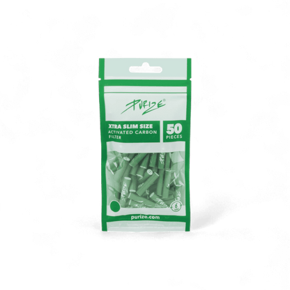 Aktivkohlefilter XTRA Slim Size 6mm – 50 Stück im Beutel – Pief-Leaf®