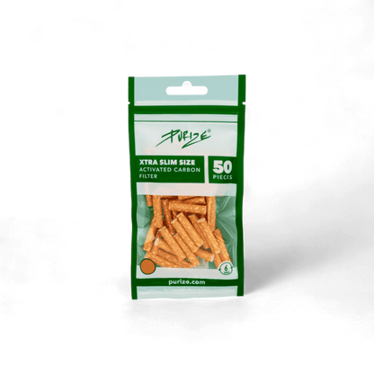 PURIZE® Aktivkohlefilter XTRA Slim Size 6mm – nachhaltige Filter – Pief-Leaf®