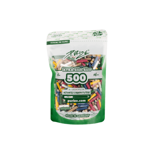 Purize XTRA Slim Aktivkohlefilter 500er Mix Beutel