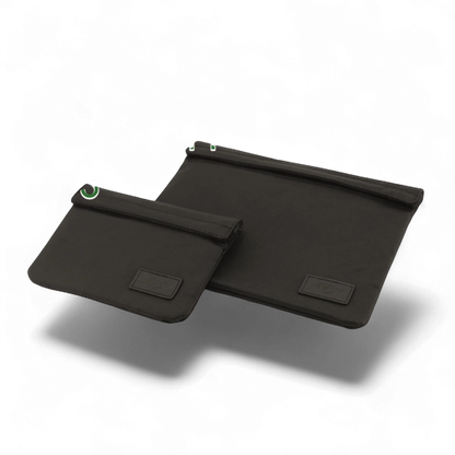 PURIZE Aktivkohletasche M – vielseitige geruchsdichte Tasche, ideal für Kräuter und Zubehör