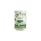PURIZE® Weiß 60er Glas mit XTRA Long Aktivkohlefiltern Ø 5mm auf weißem Hintergrund