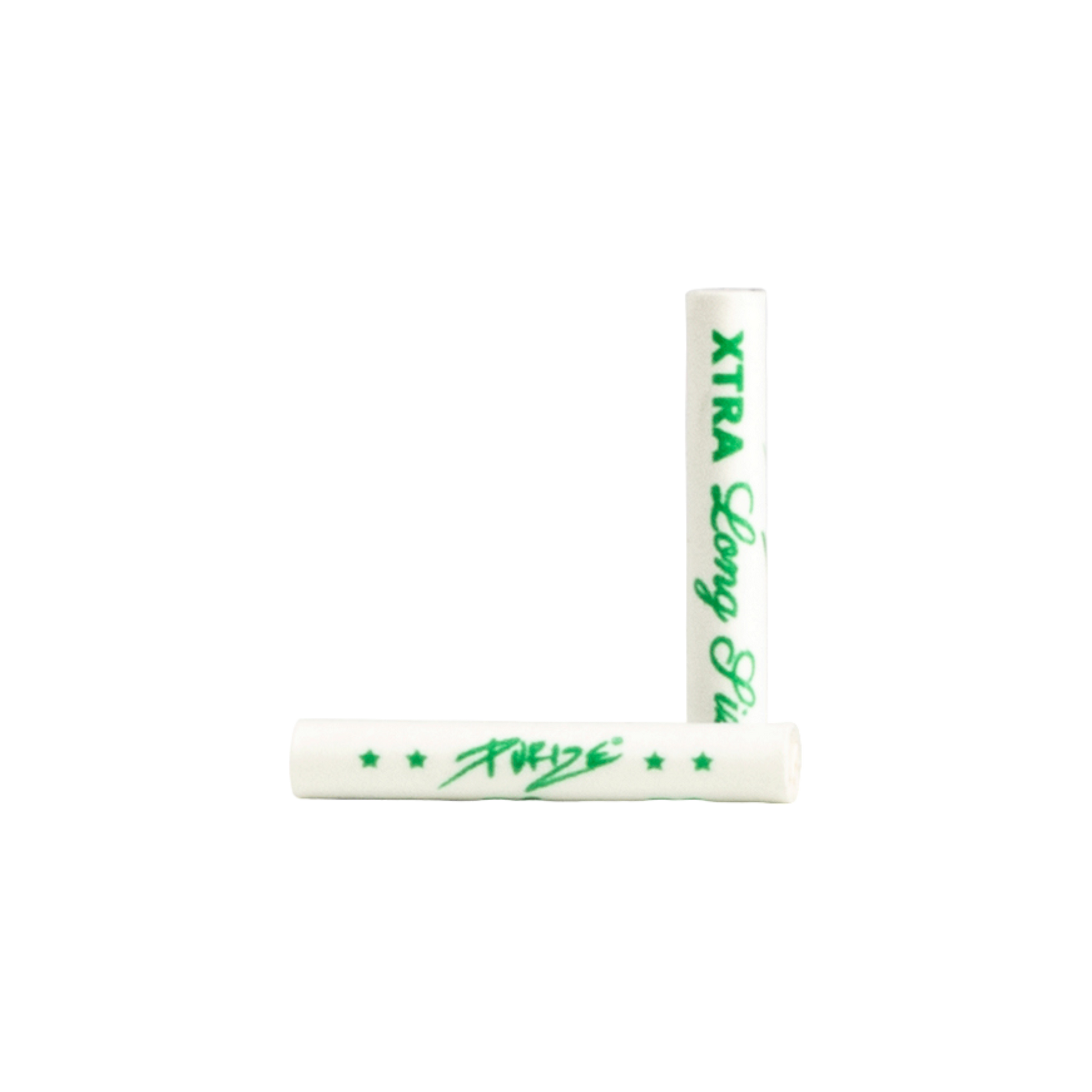 Detailansicht der PURIZE® Weiß XTRA Long Aktivkohlefilter Ø 5mm im 60er Glasbehälter