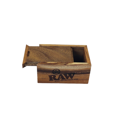 RAW Holzbox mit Schiebedeckel - Groß